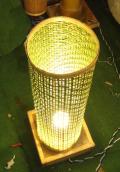 Bamboo Net Coloured Lamp(#118)-thumb-2