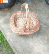 Wicker Willow Gift Basket (with) Double Handle Set Of 3(#1185) - Getkraft.com