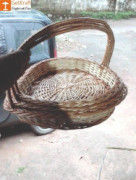 Wicker Willow Gift Basket (with) Handle Set Of 3(#1189) - Getkraft.com