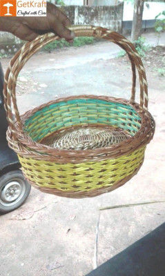 Wicker Willow Gift Basket (with) Double Handle set of 3(#1192)-gallery-0