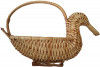 Wicker Willow Paradise Duck Basket(#1197)-thumb-4