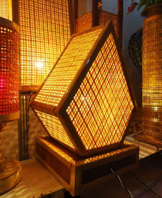 Pentagonal Net Lamp(#124)-gallery-0