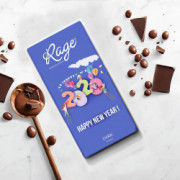 Rage Happy New year 2020 Dark Chocolate Bar 90 gm(#1253) - Getkraft.com