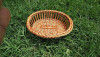 Willow wicker round gift tray(#1323)-thumb-1