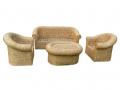 Classic Cane Sofa Set with Radiant looks for Office Home(#140)-thumb-2