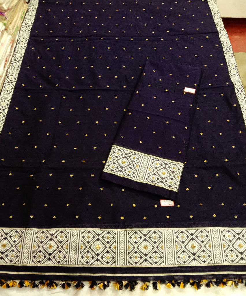 Black mekhela sador best sale