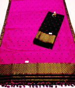 Assamese Staple Cotton Mekhela Chador P18(#1448) - Getkraft.com