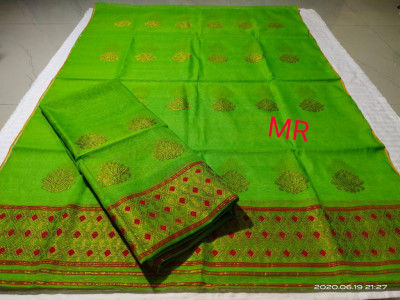 Assamese Nooni Cotton Mekhela Chador P31(#1462)-gallery-0