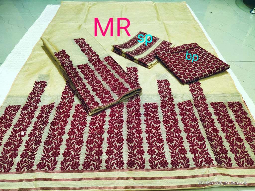 Assamese toss hot sale muga dress