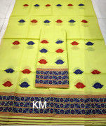 Assamese AC Cotton Mekhela Chador P62(#1491) - Getkraft.com