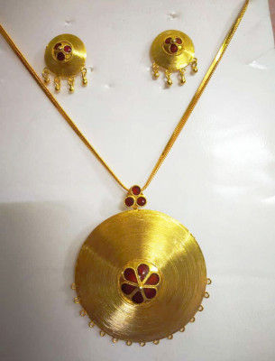 Assamese Traditional Japi Jewellery for Women(#1522)-gallery-0