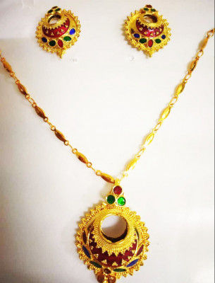 Assamese Traditional Kerumoni Jewellery for Women(#1524)-gallery-0