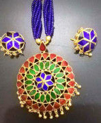 Designer Japi embellished Jewellery Set for Wome(#1550) - Getkraft.com