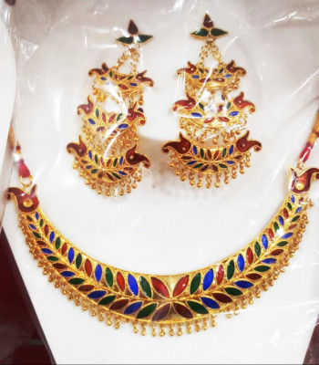 Embellished Jonbiri Jewellery Set for Women(#1578)-gallery-0