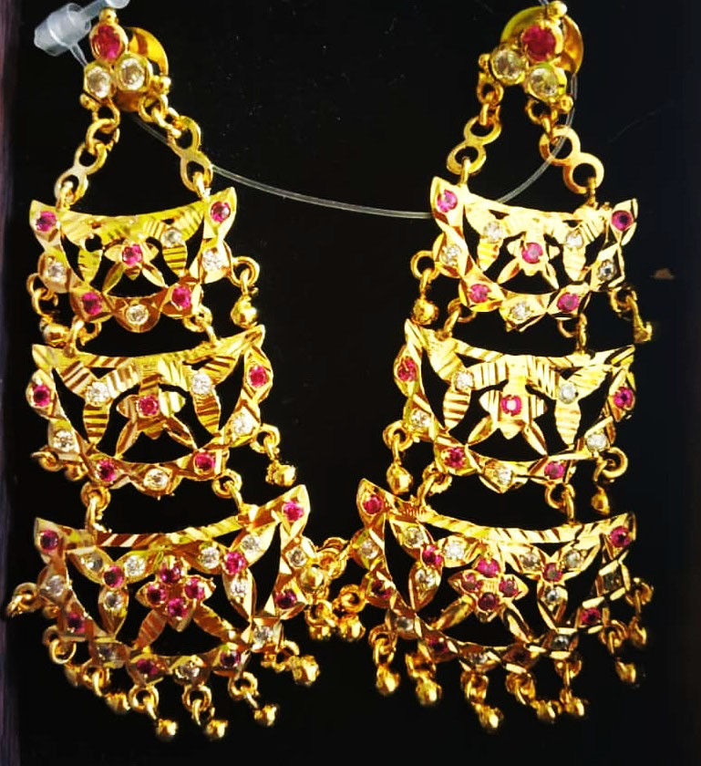 fcityin  Assamese Traditional Earrings  Elite Chunky Earrings