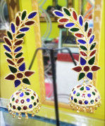 Intricate beautiful traditional Earrings for Women(#1595) - Getkraft.com