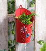 Beautiful Design Embossed Hanging Metal Planter(#1652)-thumb-1