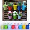 Hanging Colorful Bucket shaped Garden Planters(#1672)-thumb-1