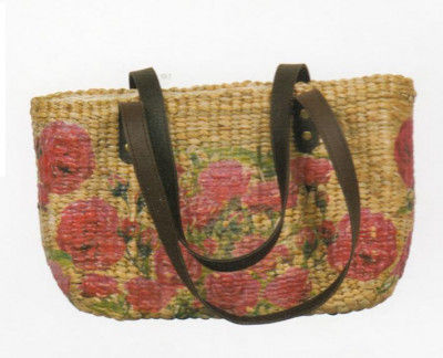 Flower Printed Handcrafted Bag for Women(#168)-gallery-0