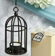 Metal Bird Cage Tealight Candle Holder(#1687) - Getkraft.com