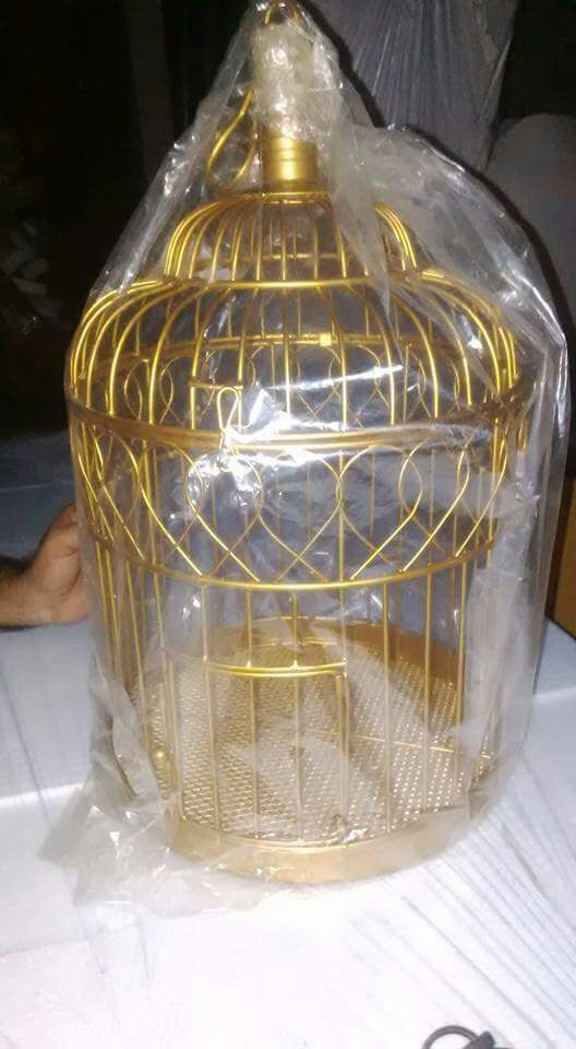 Large Sized Decorative Hanging Bird cage for Home Decor (#1690),L