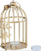 Creative Golden Floral Vine Birdcage for Home Decor(#1691) - Getkraft.com