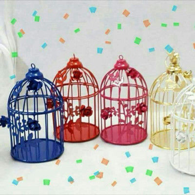 Decorative Multicolored Floral Vine Bird cage- Pack of 5(#1695)-gallery-0