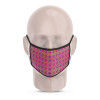 3 Layer Printed Protective Face Mask - Pack of 3 (Pink-Dark Brown-Brown)(#1697)-thumb-2