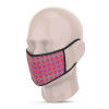 3 Layer Printed Protective Face Mask - Pack of 3 (Pink-Dark Brown-Brown)(#1697)-thumb-3