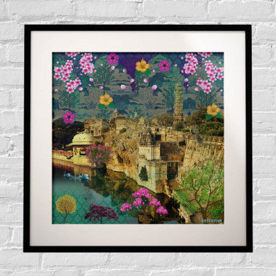 Beautiful Historical Structure Framed Art Print(#1721)-gallery-0