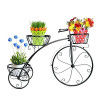 Metal Cycle Planter Stand - 3 shelves(#1741) - Getkraft.com