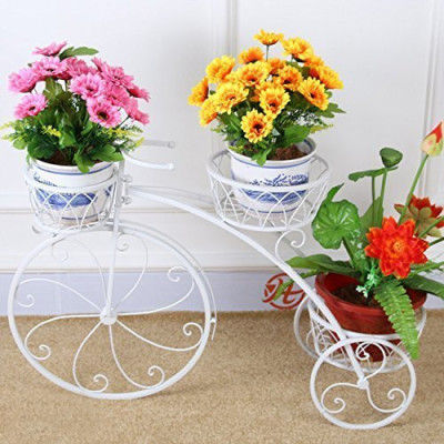 Floral Style Cycle Planter Stand(#1744)-gallery-0