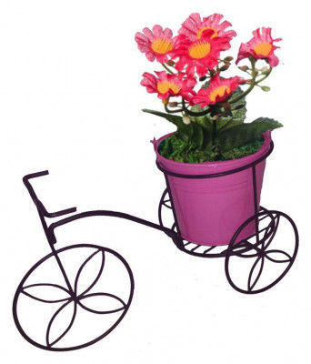 Tricycle Plant Stand Flower Pot Holder- For Home Decor Garden Patio(#1746)-gallery-0