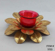 Lotus shaped Tealight Candle Holder Diwali Decor(#1757) - Getkraft.com