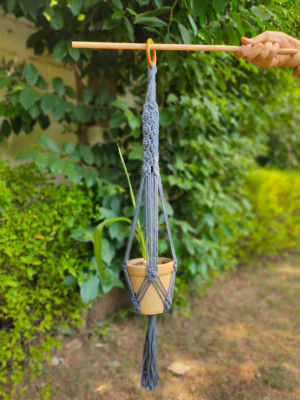 Macrame Plant Hanger(#1867)-gallery-0