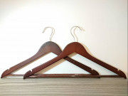 Minimalist Wooden Hanger Natural Finish connected edges(#1933) - Getkraft.com