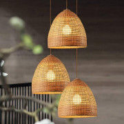 Basket Style Ceiling Bamboo Pendant Light Lamp(#1937) - Getkraft.com