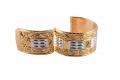 Traditional Assamese Bangle Bracelet Golden Muthikharu(#196)-thumb-2