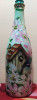 Decoupage glass Bottle(#2005) - Getkraft.com