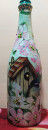 Decoupage glass Bottle(#2005) - Getkraft.com
