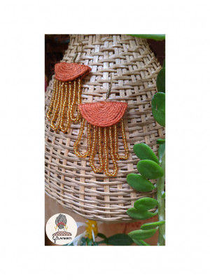 Jute ear hangings(#2020)-gallery-0