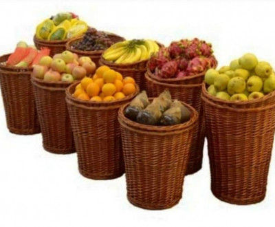 Wicker fruit or vegetable basket(#2052)-gallery-0