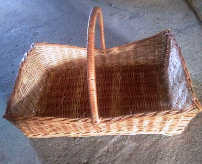 Wicker Basket with Handle(#2058)-gallery-0