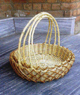 Wicker Flower Basket set of three(#2062)-gallery-0