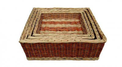 Wicker Laundry Basket Spa Tray Hotel Room Tray(#2064)-gallery-0