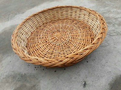 Wicker Round Hamper Tray heavy quality(#2070)-gallery-0