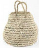 Sabai Grass basket with handle(#2072) - Getkraft.com