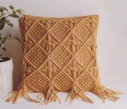 Macrame cushion cover Style 24( Pack of 5)(#2111) - Getkraft.com