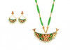 Junbiri (Green Red and Gold) Glamorous Jewellery from Assam(#215) - Getkraft.com