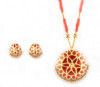 Big Jaapi Designer Traditional Assamese Necklace Earrings Set for Women(#217) - Getkraft.com